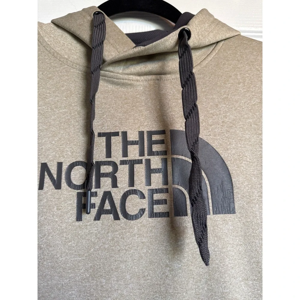 Outdoor Normcore Cabincore‎ The North Face Mens Hoodie Tan Pocket Pullover S/P